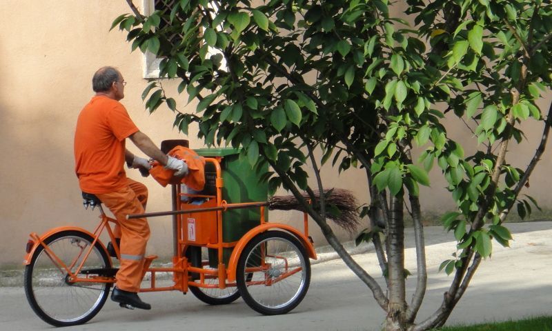 bici barrendero ciclista